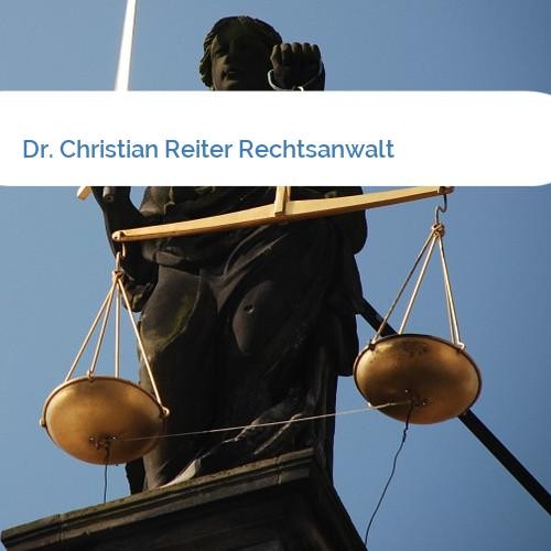 Bild Dr. Christian Reiter Rechtsanwalt