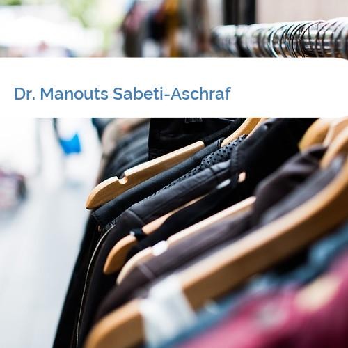 Bild Dr. Manouts Sabeti-Aschraf