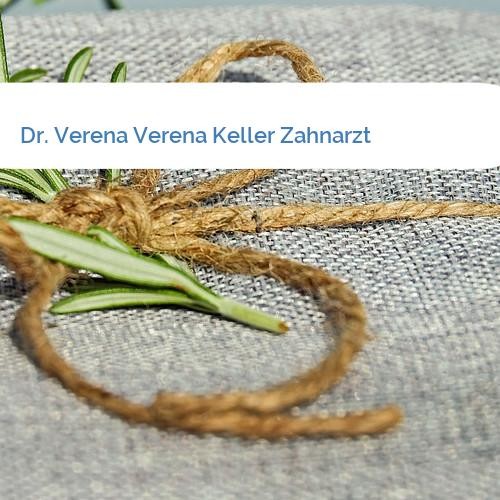 Bild Dr. Verena Verena Keller Zahnarzt