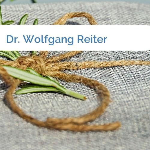 Bild Dr. Wolfgang Reiter