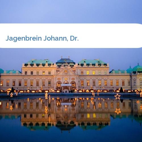 Bild Jagenbrein Johann, Dr.