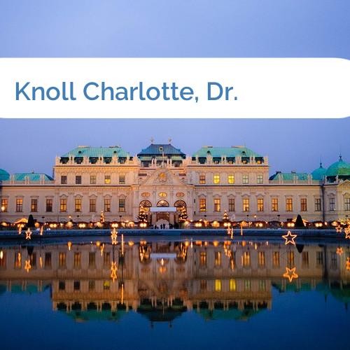 Bild Knoll Charlotte, Dr.