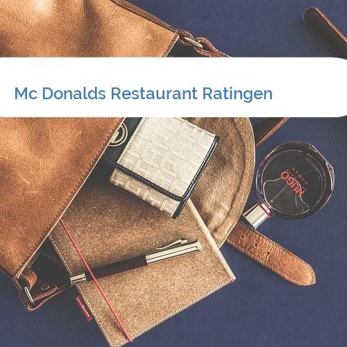 Bild Mc Donalds Restaurant Ratingen