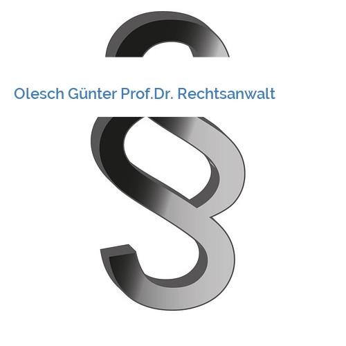 Bild Olesch Günter Prof.Dr. Rechtsanwalt