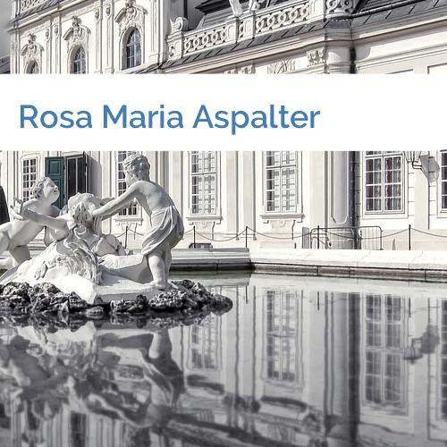Bild Rosa Maria Aspalter