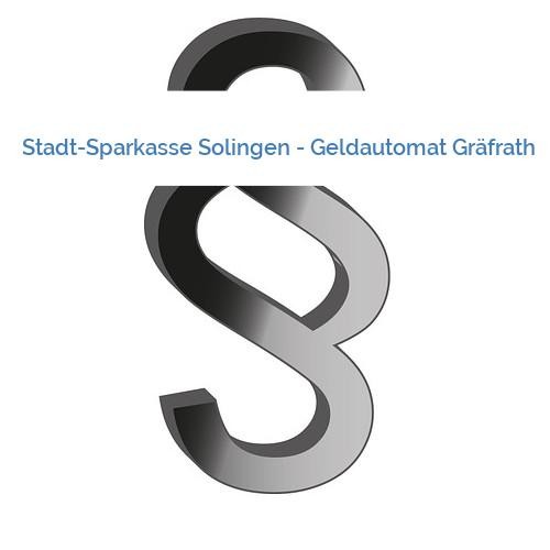 Bild Stadt-Sparkasse Solingen - Geldautomat Gräfrath