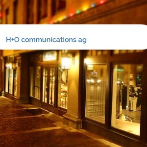Bild H+O communications ag mittel