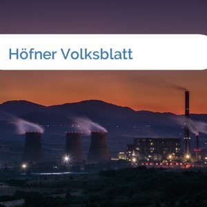 Bild Höfner Volksblatt mittel