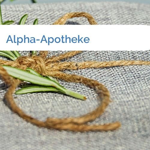Bild Alpha-Apotheke