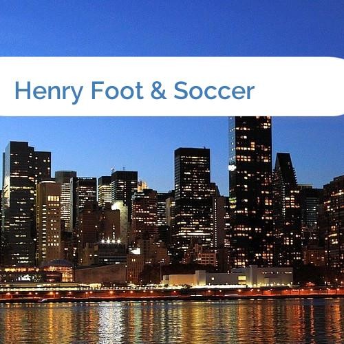 Bild Henry Foot & Soccer