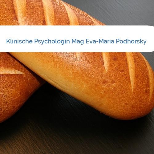 Bild Klinische Psychologin Mag Eva-Maria Podhorsky