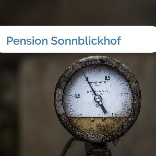 Bild Pension Sonnblickhof