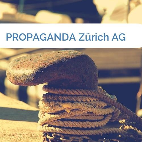 Bild PROPAGANDA Zürich AG