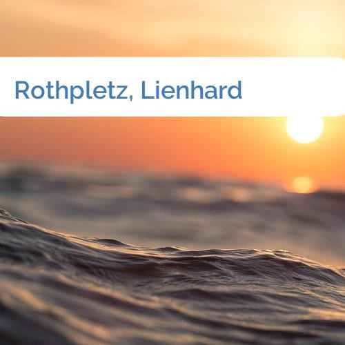 Bild Rothpletz, Lienhard