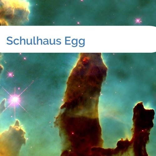 Bild Schulhaus Egg