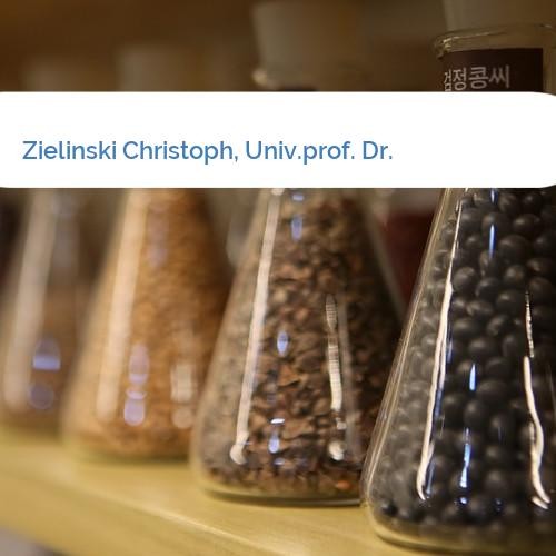 Bild Zielinski Christoph, Univ.prof. Dr.