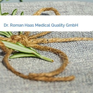 Bild Dr. Roman Haas Medical Quality GmbH mittel