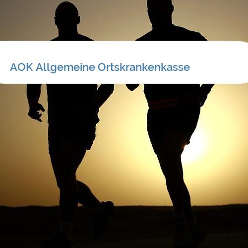 Bild AOK Allgemeine Ortskrankenkasse