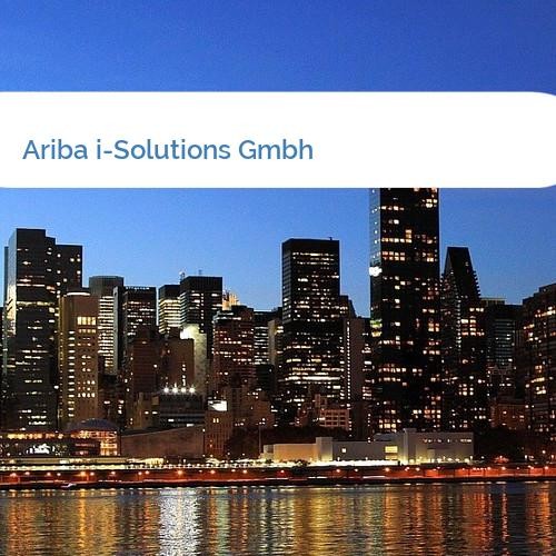 Bild Ariba i-Solutions Gmbh