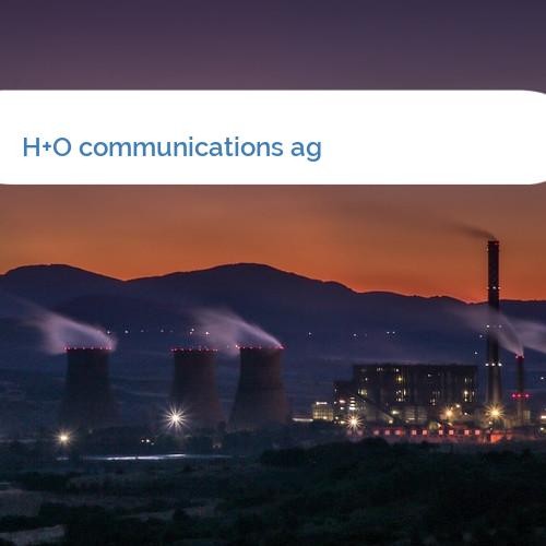 Bild H+O communications ag