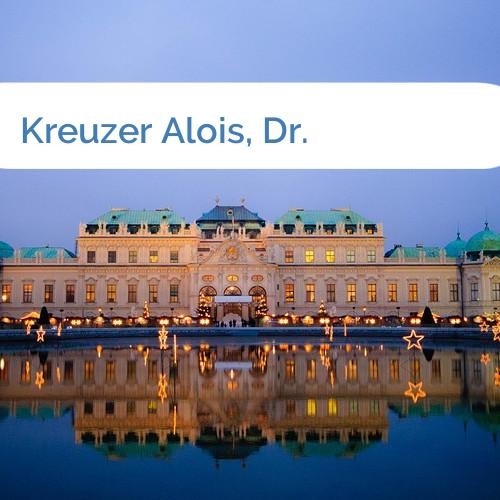 Bild Kreuzer Alois, Dr.