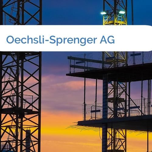 Bild Oechsli-Sprenger AG