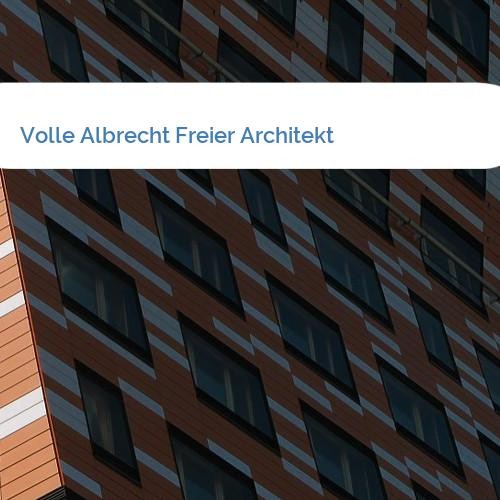 Bild Volle Albrecht Freier Architekt