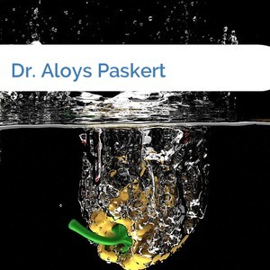 Bild Dr. Aloys Paskert mittel
