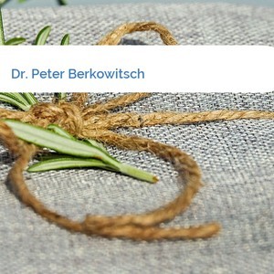 Bild Dr. Peter Berkowitsch mittel