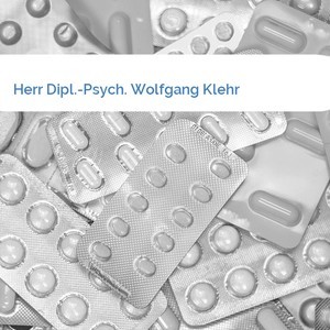 Bild Herr Dipl.-Psych. Wolfgang Klehr mittel